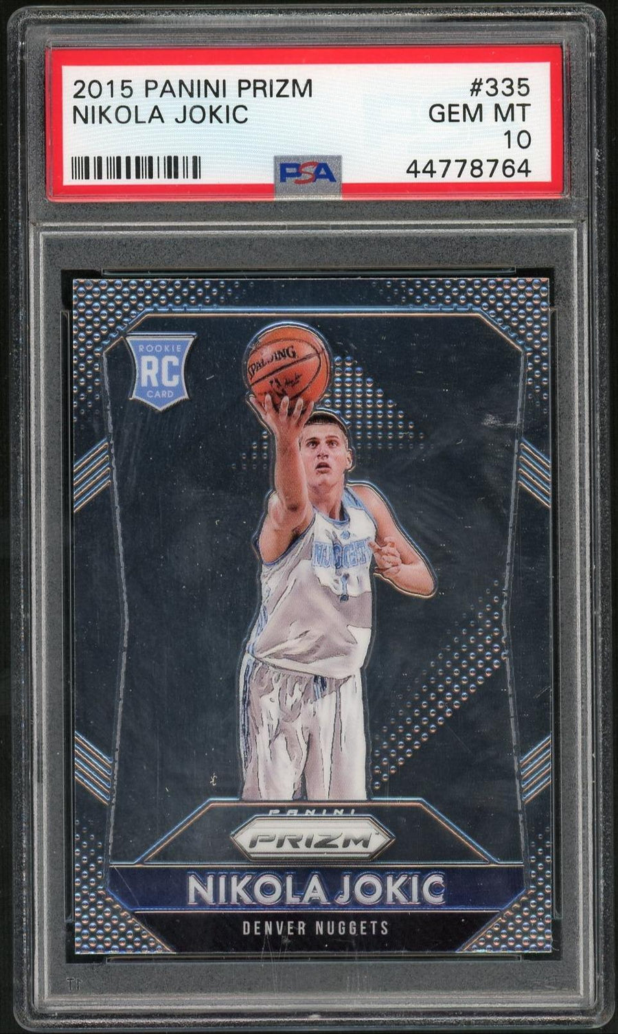 2015 Panini Prizm Nikola Jokic #335 PSA 10